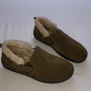 Men’s Magellan Brown Suede Slippers 9